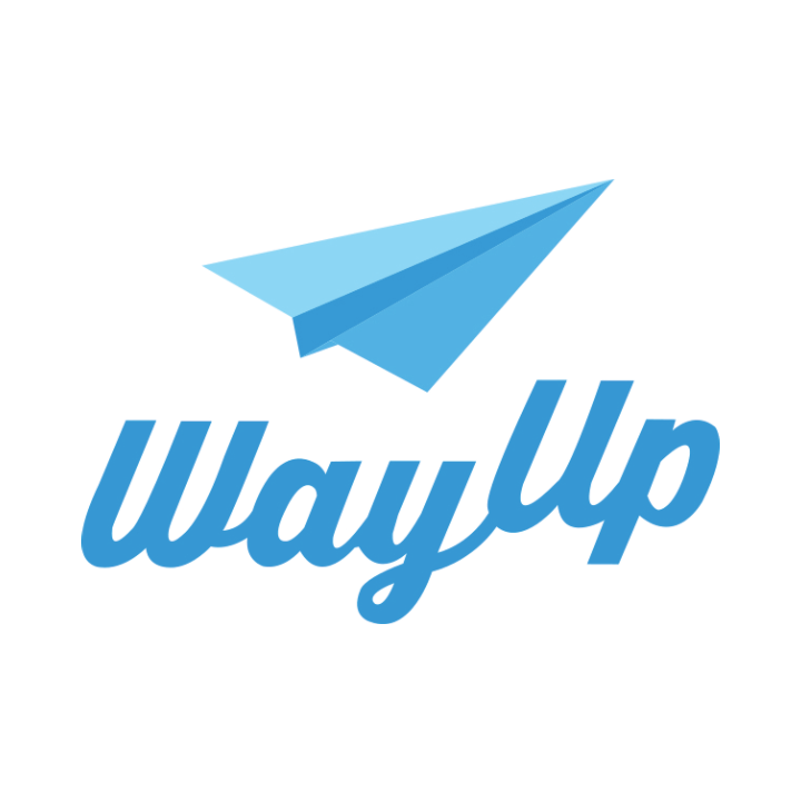 Way up logo. Wayup